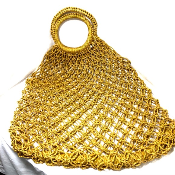 Handbags - Women NWOT Macrame shopping sack
